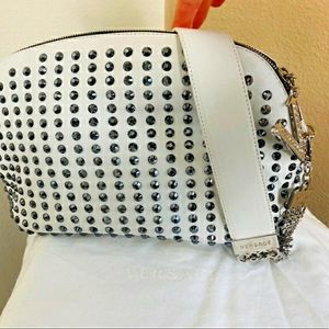 Sparkle Versace Swarovski White Purse